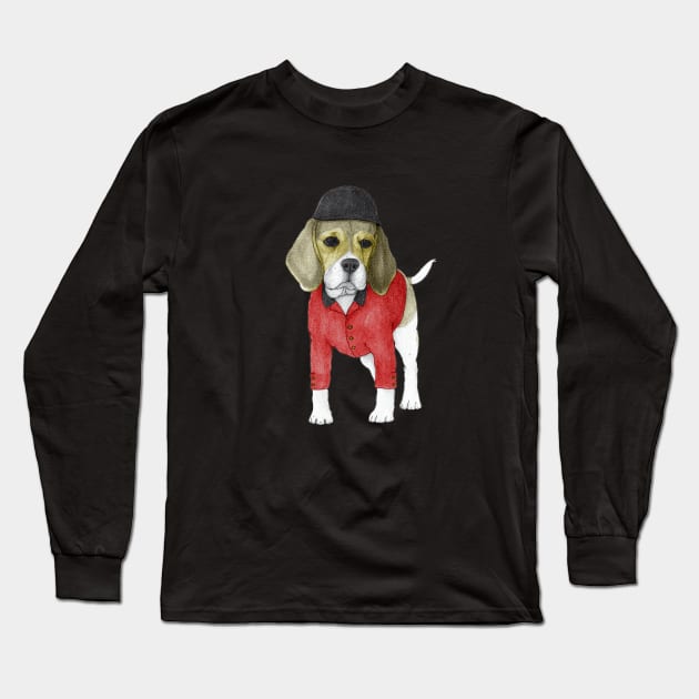 Beagle Long Sleeve T-Shirt by Barruf